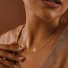 Skyrim Stainless Steel Gold Color Chain Necklace Women Minimalist Cuban Paperclip Twisted Snake Chain Fashion Jewelry Wholesale