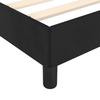 VidaXL Cadre de lit avec tête de lit Noir 140x190 cm Velours3125814