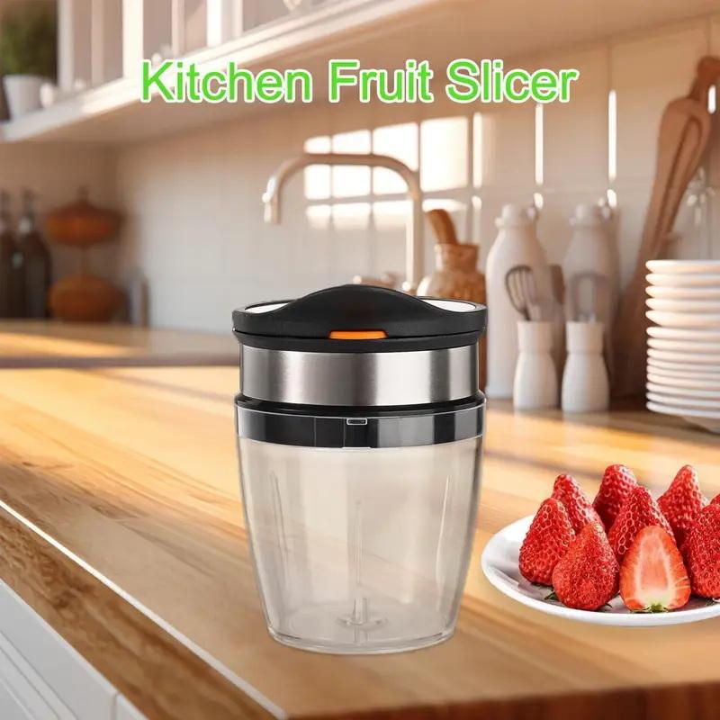 1Pc Stainless Steel Red Dates Slicer Thickened Press Type Fruit Splitter Multi-Purpose Kitchen Gadgets