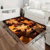 1Pcs Anti Fatigue Kitchen Rugs, Autumn Maple Leaves Print Waterproof Non-Slip Thick Cushioned Kitchen Mat Heavy Duty Comfort Standing Mat for Kitchen