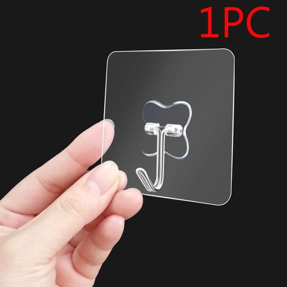 Household Transparent Home & Living Seamless Adhesive Hook Traceless Hooks Wall Rack Storage Hanger