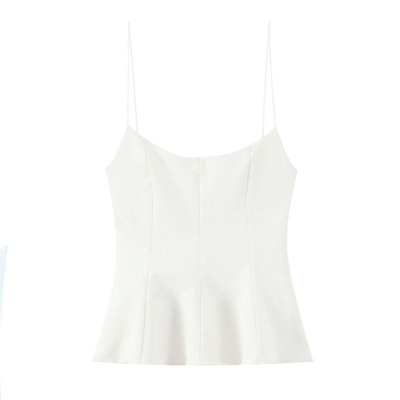 Kaslead New Women Clothes Western Style Versitile Fashion Elastic Short Skirt Hem Top 8280333