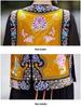 Ethnic Silk Embroidered Short Vest - New Chinese Style Cardigan
