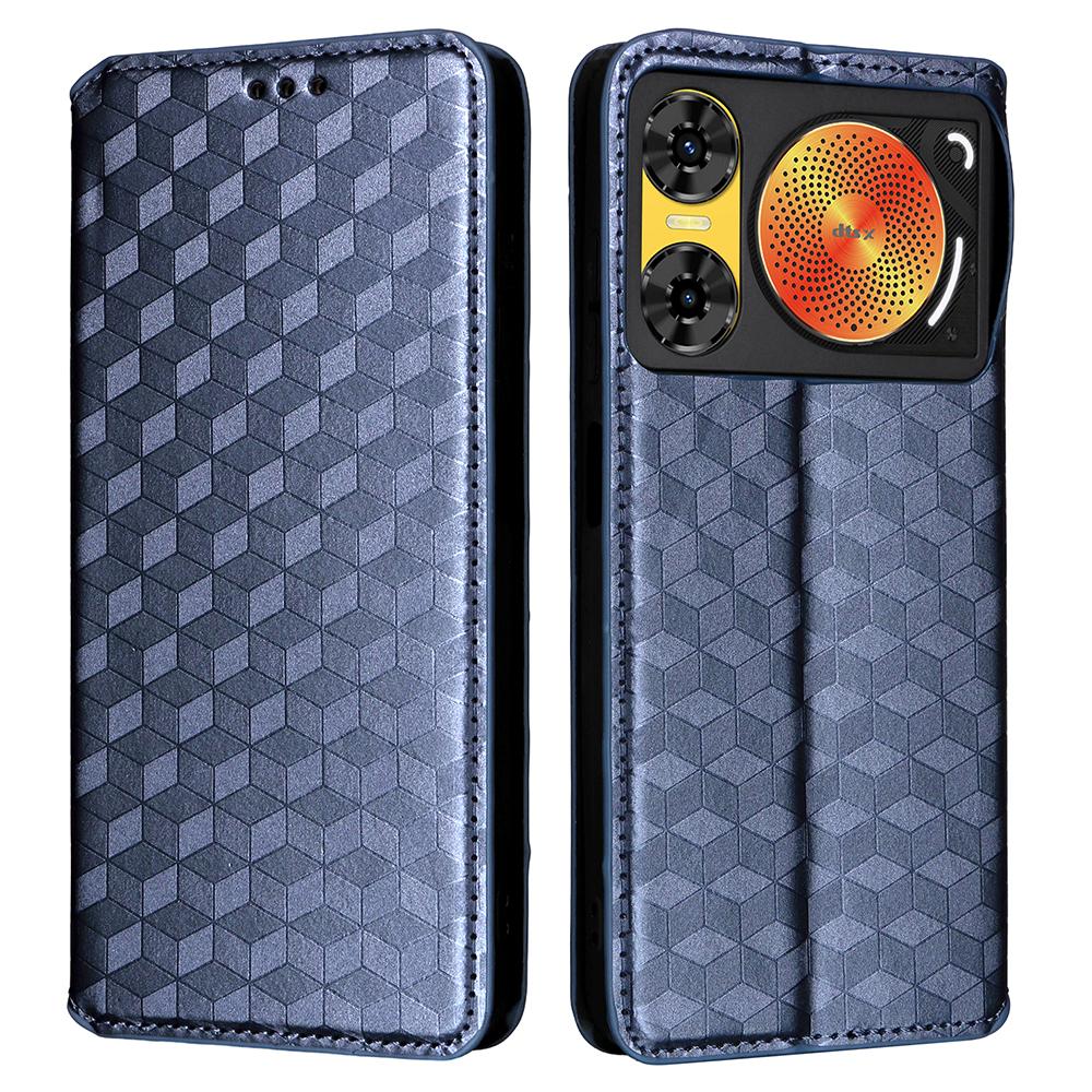 

Для ZTE nubia Music 2 Чохол Гаманець Ромбоподібний Тиснений Шкіряний Чохол для Телефону D