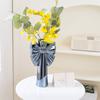 28cm Modern-Minimalistische Schleife Keramikvase, Perfekte Büro Wohnzimmer Dekoration, Ideal Hydrokulturpflanzen & Heimdekor