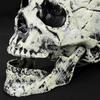 Plastový hororový kostlivec Ornament Halloweenské dekorace pro domov Halloween Vnitřní zahrada Patio Venkovní kostra Děsivé rekvizity Dekor