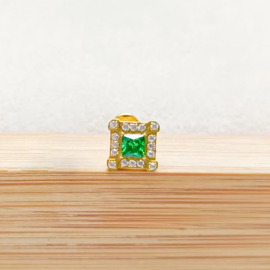 F136 Titanium Zircon Pendant Tragus Stud Cartilage Piercing Jewelry