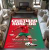 Cristiano Ronaldo Potisknutý Křišťálový Sametový Koberec Protiskluzový Křišťálový Sametový Koberec Pro Pohovku Ložnici Vnitřní Domácí Dekorace