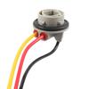 LED Bulb Socket Plugs Connector Metal & Plastic Brake Light Socket Harness for Reliable Tail & Brake Light Performances