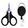 Titanium Coating Stainless Steel Fishing Scissor Plier Cut Pe Braid Line Cutter Plies Carp Fishing Accessories Tools