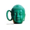 Caneca de Café Cerâmica Escultura Buda Budista Caneca de Leite Caneca com Alça Coberta Avatar de Personagem Retrato de Simulação
