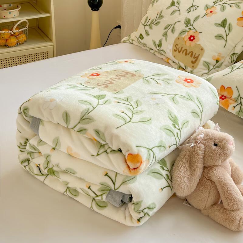

LISM Thickened Milk Fleece Plush Blanket