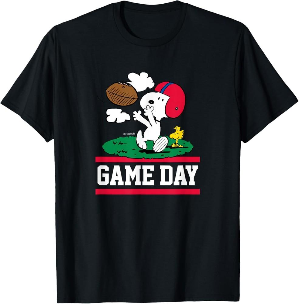 

PeanutsSnoopy amp; Woodstock Football Game Day T-Shirt Unisex T-Shirt XXL
