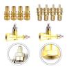 TPMS /Valve Tee /Adapter 3-way /Pure With 4pcs Air Release Valve For Motorcycle Car Car Accessories Interiors