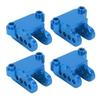 2Pack RC Front Rear Axle Lower Shock Mount Bracket Aluminium for LOSI 1 8 LMT SOLID AXLE Monster TruckBlue