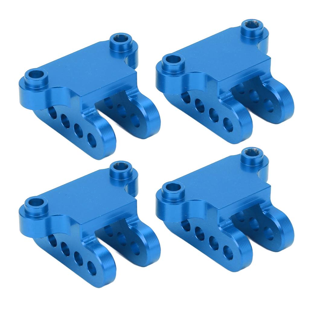 2Pack RC Front Rear Axle Lower Shock Mount Bracket Aluminium for LOSI 1 8 LMT SOLID AXLE Monster TruckBlue