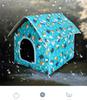 All-Weather Foldable Waterproof Pet House for Cats & Dogs