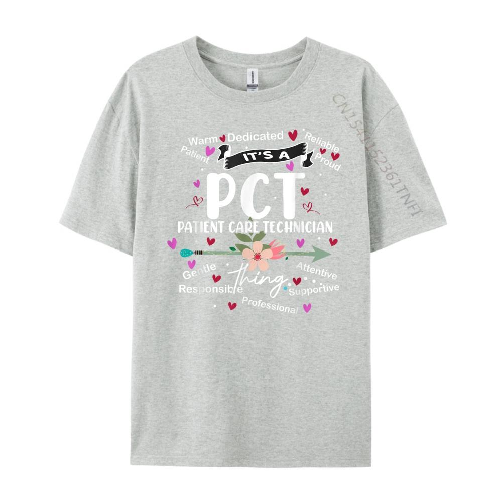 Patient Care Technician Pct Squad Team Crew Nurse Week Funny T Shirts Short Sleeve Tee Graphic Tshirts