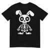 Funny Dead Bunny Skeleton Dark Easter Humor Teens Adults Tshirt