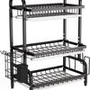 North European Style 3-Tier Foldable Dish Drying Rack