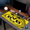Borussia Dortmund Druck Mauspads, Anti-Rutsch Schreibtisch-Tastaturmatte, für PC Laptop Gaming Arbeiten Tägliche Nutzung, Coole Festival Überraschungsgeschenk