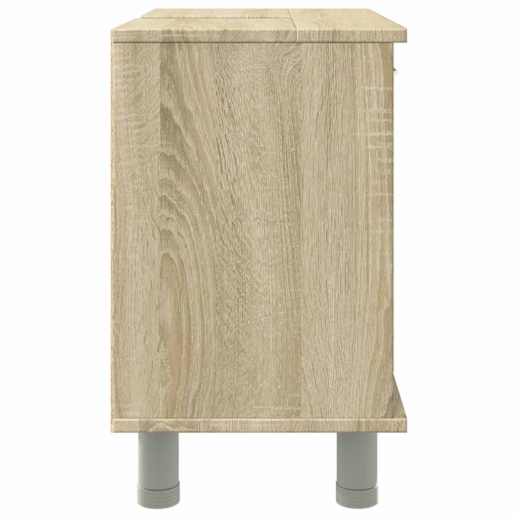 Bathroom Cabinet in Sonoma Oak 60 x 32 x 53.5 cm Particleboard