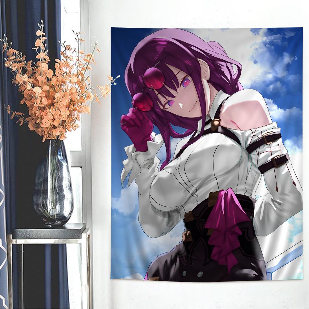Honkai Star Rail Kafka Printed Large Wall Tapestry Cheap Hippie Wall Hanging Bohemian Wall Tapestries Mandala INS Home Decor