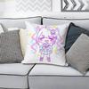 NNeedy Streamer OOverload Anime Celebrity Merchandise AllMatch Printed Pillow Case Sofa Car Office Room Decoration Protector