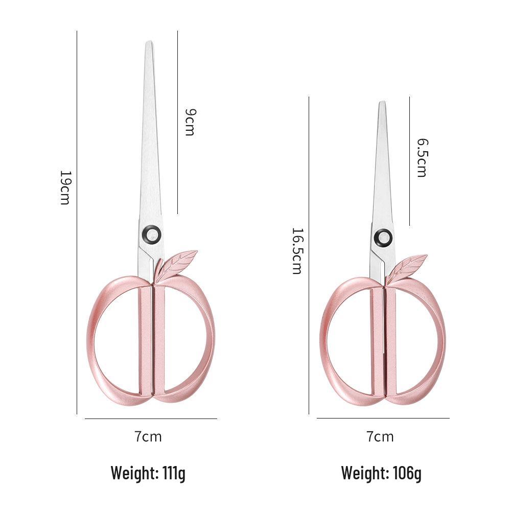 Xi Zhi Yuan Stainless Steel Student Art Scissors - Cute, Sharp, Round-Head Design for Paper Cutting
