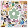 100 süße und frische Aufkleber zum Verzieren von Gepäckgriffen, Laptops, Tischplatten, wasserfeste Aufkleber für Kinder