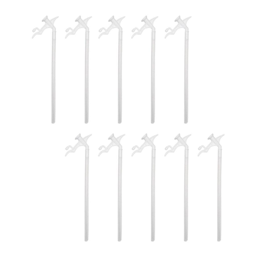 10x Spray Foam Replacement Tubes Transparent Spray Foam Sealant Tube Durable Length 16cm Tips Replace Part Replacement Tube