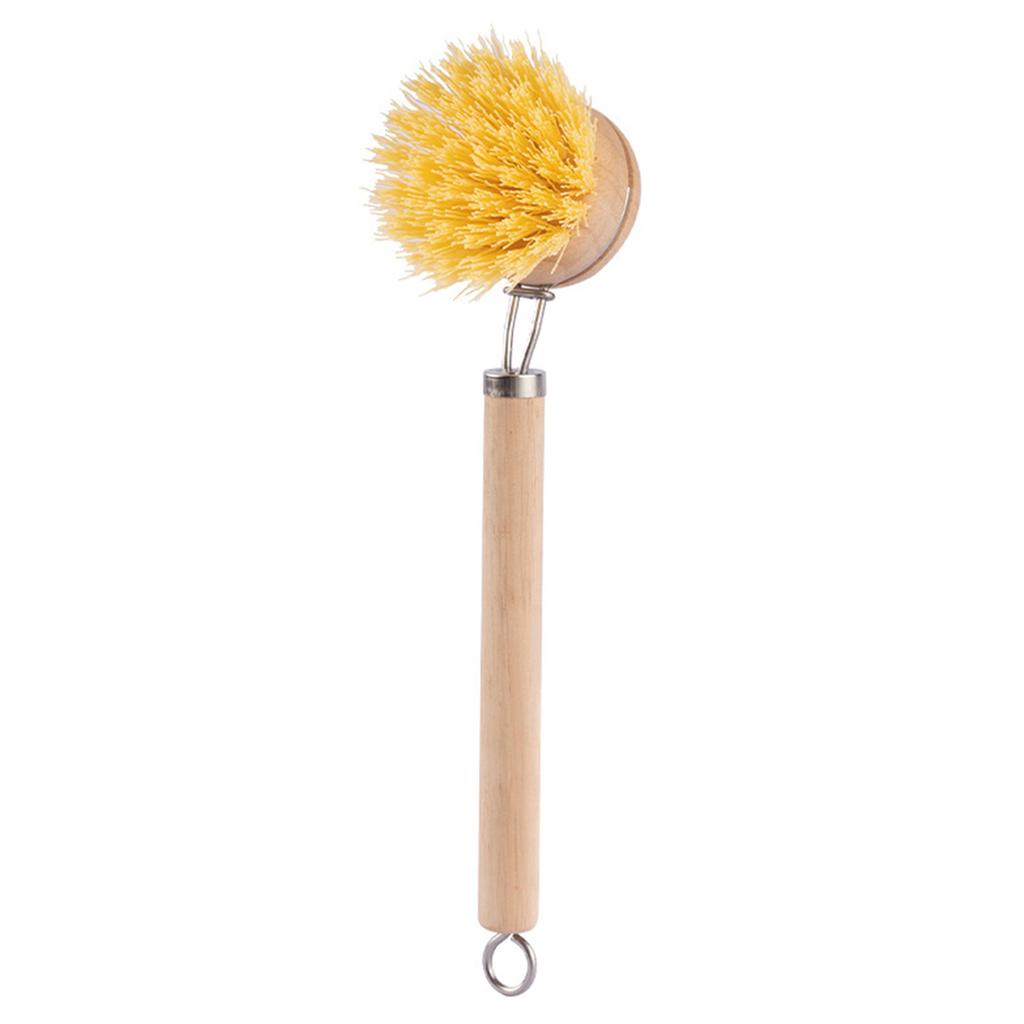 Long Handled Pot Brush Can Hang-Type Dishes Brush Kitchen Accessories