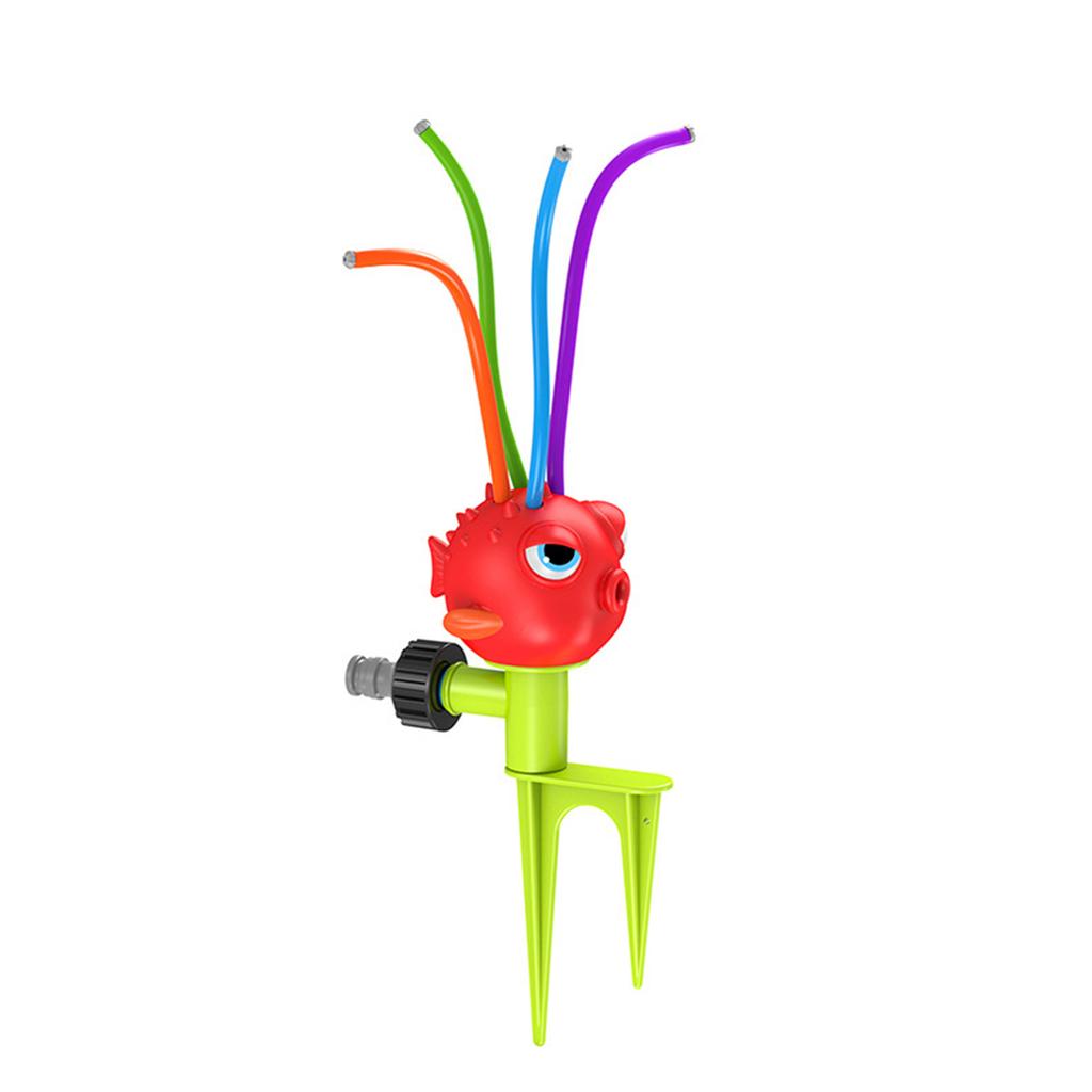Cartoon Water Sprinkler Kids Spray Water Toy Squirt Spray Toy Summer Beach Outside Swimming Toy Garden Yard Supplies