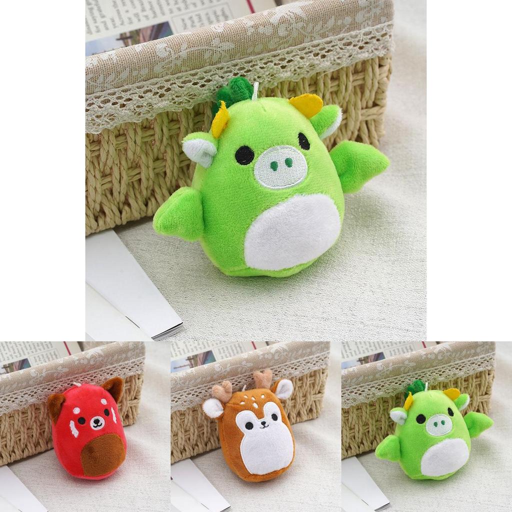 Gemütlicher Squishallow Schlüsselanhänger Bär Plüschtier für Kinder Geschenk