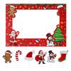 Santa Claus Snowman Christmas Photo Frame Prank Props & Decorations