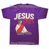 Jesus Raves Funny Electronic Music Festival DJ T Shirt Dance Graphic Cotton Streetwear Short Sleeve Birthday Gifts Tshirt Men