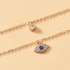 Alloy Devil's Eye Pendant Retro Multi-layer Necklace Women's High Sense Fashion Street Auction