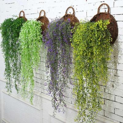 Gefälschte künstliche Ranken, Blumen-Wandbehang, Kunst-Rattan-Pflanze, Blumen-Heimdekoration