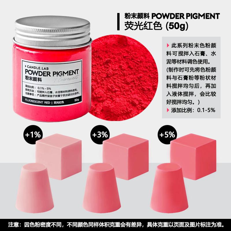 Gypsum Colored Pigments Morandi Fluorescent Dyes Rich Color Good Dispersion for Sculptures Teaching Models Candle Crafts
