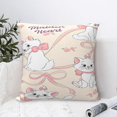 Marie Cat Jungfräuliches Herz Kissenbezug Polyester Kissen für Sofa Neuheit Kissenbezug Heimdekoration