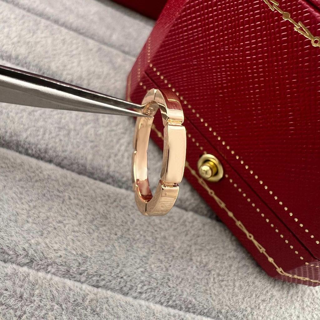 2025 Dreifarbiger Diamantbesetzter Minimalistischer Panther-Paar-Unisex-Ring