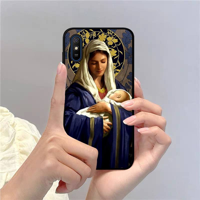 Custodia per telefono Vergine Maria e Cristo per Redmi 9A 8A 7A 7 6A 5A 5 Plus 4X S2 GO K20 K30 6 Note 8 9 Pro Cover
