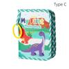 1 Count New Cartoon Cloth Book Album with Safety Mirror Soft Cloth Newborn Anniversary Album Multi-color Children's Album Book