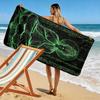 Zen-Inspired Digital Buddha Beach Towel Quick-drying for Travel Outdoor Sports Jogging Beach and Swimming