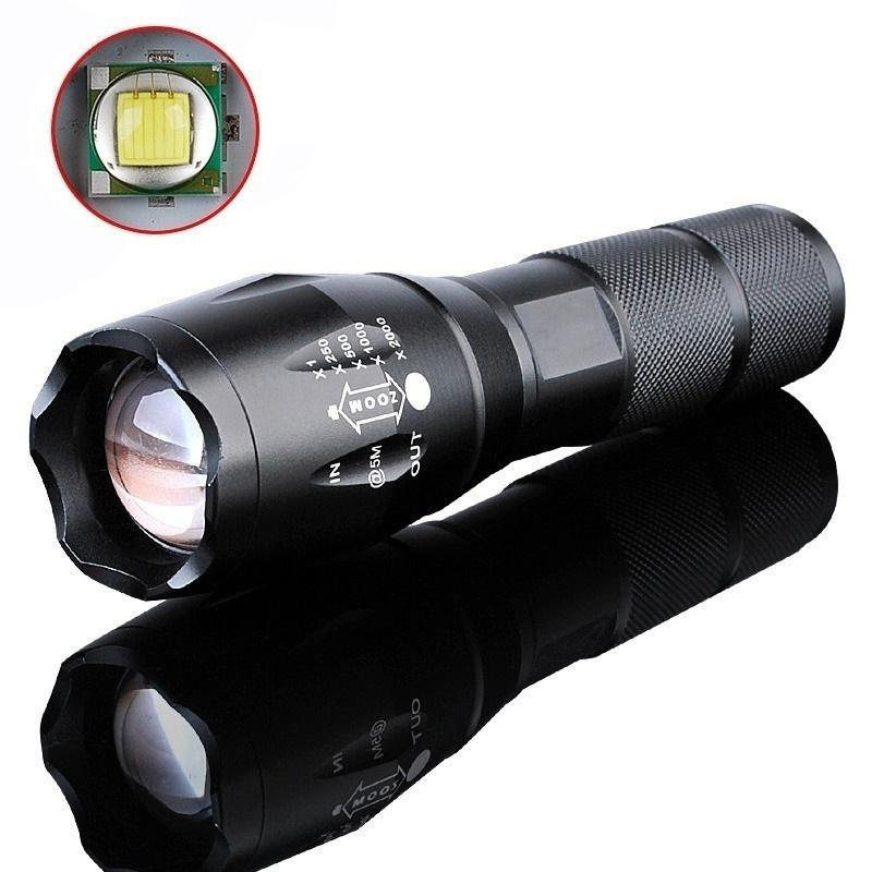 18650 Battery+Charger MT 10000LM T6 Zoomable Tactical LED Flashlight Torch 18650 Battery+Charger MT 10000LM T6 Zoomable Tactical LED Flashlight Torch