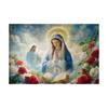 The Assumption Of The Holy Virgin Mary Mary Tapestry Is Used For Spiritual And Inspiring Home Decoration Wall Art
