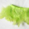 50Pcs Turkey Feather Fire Piece Feather Cloth Edge, Skirt Lace Feather Wall Feather Light Diy Dance Suit Decorative Materials