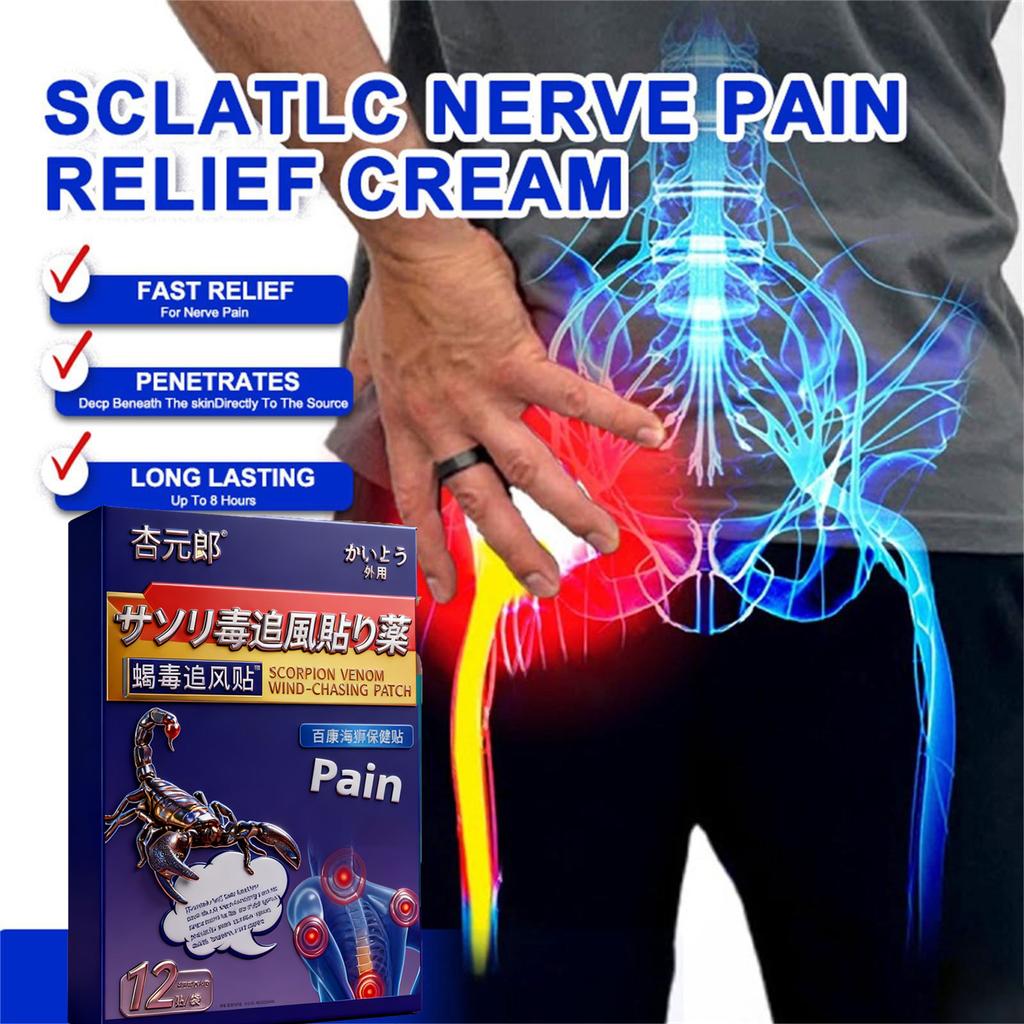 Non-Irritating Sciatica Nerve Patch - Natural Herbal Deep Care
