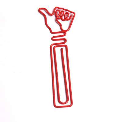 10pcs Hand Account Paper Clips Cartoon Paper Clips Fingers Colored Paper Clips