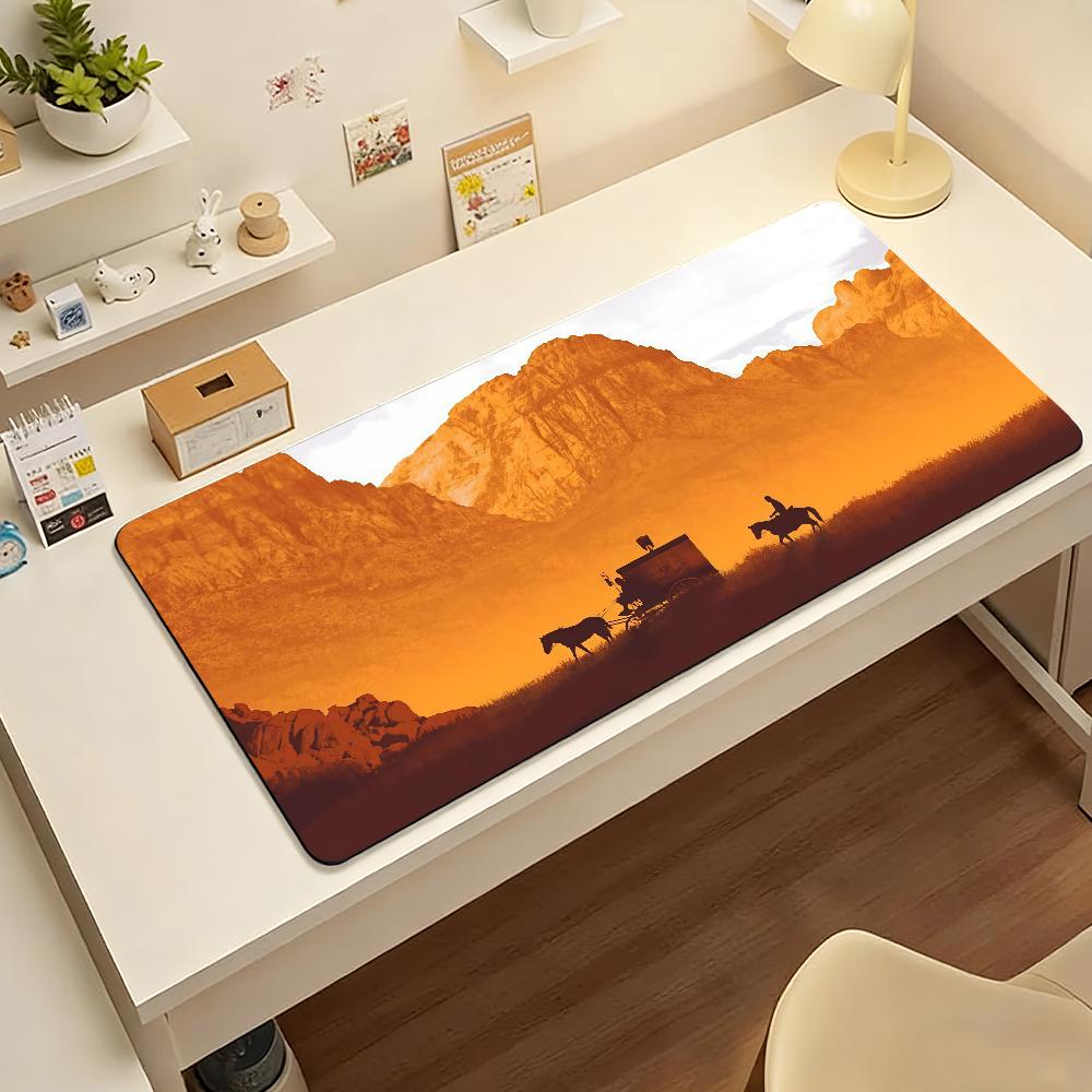 Django Unchained Mouse Pad Nonslip Locking Edge DeskMat PC Laptop Accessories Rubber Office Keyboard Large Game XXL Carpet